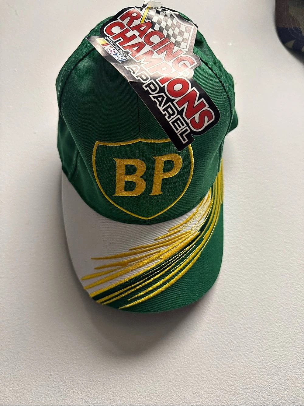 Bill Davis Racing Champions Bill Davis Racing #22 cap Green & Yellow NWT
